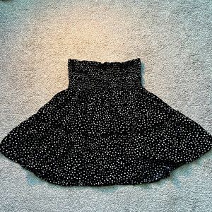 Polkadot mini skirt